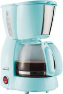 brentwood ts-213bl ☕️ 4-cup blue coffee maker logo