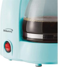 img 2 attached to Brentwood TS-213BL ☕️ 4-Cup Blue Coffee Maker