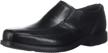 rockport mens style leader black men's shoes in loafers & slip-ons logo