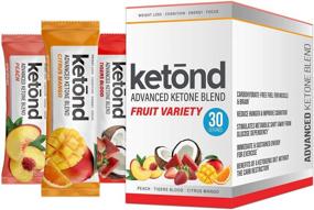 img 4 attached to 🥤 Ketond Ketone Advanced BHB Blend - Цитрусово-манго, Тигровая кровь, Персик - Кетоновый напиток для быстрого снижения веса (30 порций)