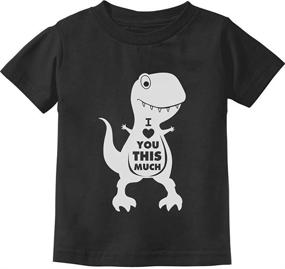 img 4 attached to Tstars Valentines T Rex Toddler T Shirt Boys' Clothing