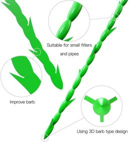img 1 attached to 🚿 Efficient Hair Drain Snake and 5-Pack Clog Remover Cleaning Tool - MUSMU 5 in 1 (Green)