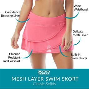img 1 attached to Coco Reef Castaway Layered Swimsuit for Women's Clothing - Enhanced SEO
