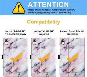 img 3 attached to Fintie Case For Lenovo Tab M8/M8 HD LTE/Smart Tab M8/Tab M8 FHD 8&#34