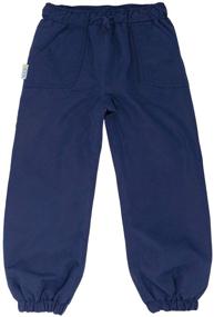 img 4 attached to 💦 JAN JUL Waterproof Puddle Dry Boys' Pants: Single Layer Clothing for Ultimate Comfort