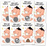 🍼 baby shower games pack: 38 raffle cards, baby shower decorations, dirty diaper scratch off game, baby shower activity idea, fun & easy to play логотип