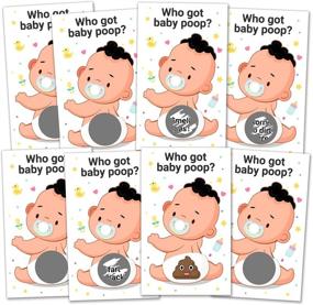 img 4 attached to 🍼 Baby Shower Games Pack: 38 Raffle Cards, Baby Shower Decorations, Dirty Diaper Scratch Off Game, Baby Shower Activity Idea, Fun & Easy to Play