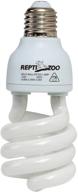 🐍 repti zoo uvb reptile light energy efficient lamp spiral compact bulb 26w uvb 5.0 reptile heat bulb compatible with rainforest reptile/snake/lizard/insect/turtle/tortoise логотип