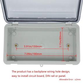 img 2 attached to Raculety Dustproof Waterproof Universal Electrical