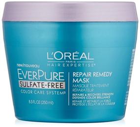 img 3 attached to 💆 L'Oreal Paris Hair Care Expertise Everpure Repair & Defend Rinse Out Mask, 8.5 fl oz