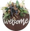 welcome wreaths outdoor welcome farmhouse logo