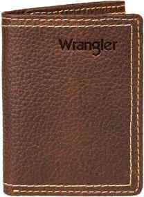 img 4 attached to 👛 Double Trifold Leather Wallet by Wrangler