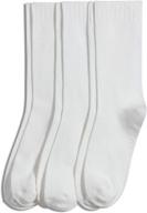 🧦 jockey women's non-binding crew socks - 3 pack, women's socks logo