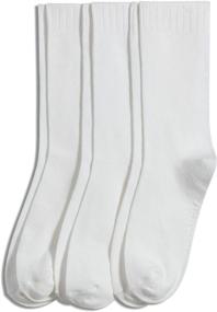 img 2 attached to 🧦 Jockey Women's Non-Binding Crew Socks - 3 Pack, Women's Socks