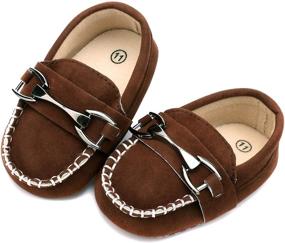 img 2 attached to Adorable LONSOEN Baby Loafers for Stylish Prewalker Footwear