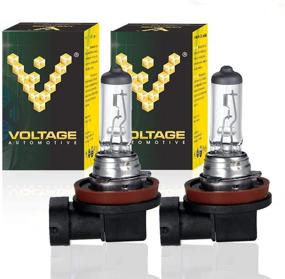 img 4 attached to 💡 Набор автомобильных ламп Voltage H11 галогенных противотуманных фар - стандартная замена для фар дальнего света, ближнего света и противотуманных фар.
