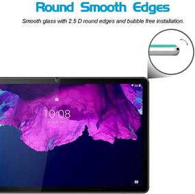 img 2 attached to Премиум [2 штуки] Защитное стекло XunyLyee для экрана планшета Lenovo Tab P11 - Улучшенная защита для 11-дюймового дисплея.