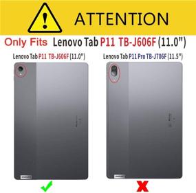 img 3 attached to Премиум [2 штуки] Защитное стекло XunyLyee для экрана планшета Lenovo Tab P11 - Улучшенная защита для 11-дюймового дисплея.