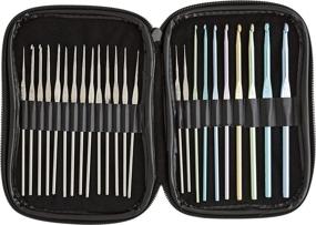 img 1 attached to Boye Crochet Master Set: 24 Steel and Aluminum Crochet Hooks for Ultimate Crafting Efficiency