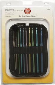 img 4 attached to Boye Crochet Master Set: 24 Steel and Aluminum Crochet Hooks for Ultimate Crafting Efficiency