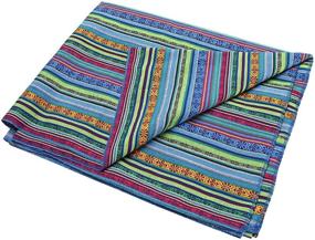 img 4 attached to LGHome Blanket Mexican Serape 60X72Inch