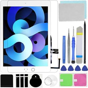 img 4 attached to 🔧 Premium Touch Screen Digitizer for iPad 6 (2018) - A Complete Replacement Kit Including Tempered Glass Film, Repair Tools, and Home Button