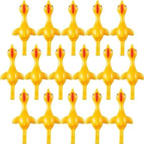 img 4 attached to 🐔 Stretchy Chickens: Sumind Slingshot Flingers - Novelty & Gag Toys for Endless Fun!