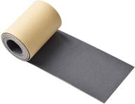 🛋️ self-adhesive leather tape: genuine 3x60 inch repair patch for sofas, couches, furniture & drivers seat (gray) logo