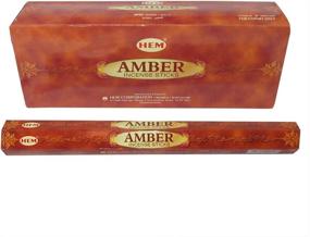 img 2 attached to 🌿 Enhance your space with Hem Amber Incense Sticks - 6 Pack