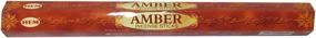 img 1 attached to 🌿 Enhance your space with Hem Amber Incense Sticks - 6 Pack