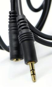 img 1 attached to 🎧 Ruiling 1.5M 5ft 3.5mm Jack Audio Earphone Extension Cable M/F - Male to Female Stereo Cord