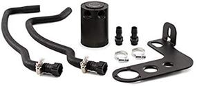 img 3 attached to Mishimoto MMBCC-CSS-10PBE Baffled Oil Catch Can for Camaro SS 2010-2015 - Black Performance Upgrade