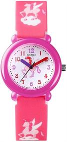 img 4 attached to Watches Cartoon Waterproof Silicone Children