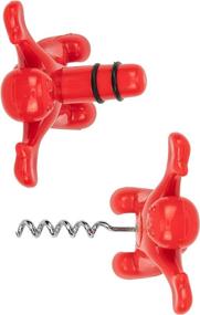 img 3 attached to 🍷 Optimized 2-Pack Sir Perky Wine Corkscrew/Bottle Stopper by Fairly Odd Novelties