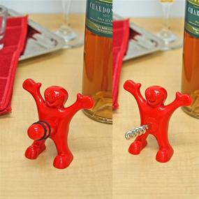 img 1 attached to 🍷 Optimized 2-Pack Sir Perky Wine Corkscrew/Bottle Stopper by Fairly Odd Novelties