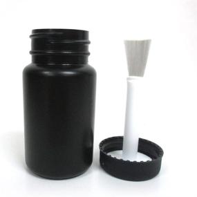 img 2 attached to 🎨 2oz Clear Plastic Bottles with Brush Applicator Caps - Perfect Containers for Arts, Crafts, and Paint Jars