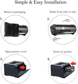 img 3 attached to 🖨️ Cartlee 1 Remanufactured High Yield Laser Toner Cartridges for Dell B2360/B3460/B3465 Series Printers including M11XH - Efficiently Replaces OEM Cartridges for Optimal Printing Performance