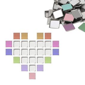 img 4 attached to 💄 60 Pack Square Metal Eyeshadow Pans - Empty Makeup Palette Pans for Blush, Lipstick Organizer, and Cosmetic Magnets Palette - 26 mm - Ideal for Makeup Eyeshadow Containers (60PCS)