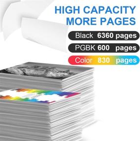 img 1 attached to 🖨️ High-Quality 10 Pack FAcms Compatible Canon tr8520 Ink Cartridge Replacement for Canon 280 281 Ink cartridges, PGI-280XXL CLI-281XXL for PIXMA TR7520 TR8520 TS6120 TS6220 TS6320 TS8120 TS8220 TS9120 Printer