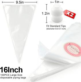 img 1 attached to Weetiee Pack 16 Inch Disposable Decorating Anti Burst