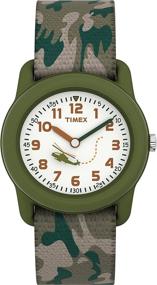 img 4 attached to ⌚ Timex Boys Time Machines: Stylish Analog Watch with Elastic Fabric Strap