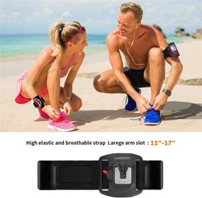 img 1 attached to 📱 LANETNCY Running Phone Armband with Car Mount - Quick Release Stabilize, Screen Friendly - Ideal for Workout Jogging - Compatible Cell Phone - Great for SEO