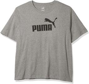 img 4 attached to PUMA Mens Tall Essentials Logo Men's Clothing and Shirts: Elevate Your Style with PUMA's Latest Collection