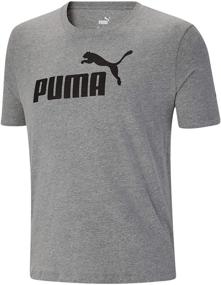 img 1 attached to PUMA Mens Tall Essentials Logo Men's Clothing and Shirts: Elevate Your Style with PUMA's Latest Collection