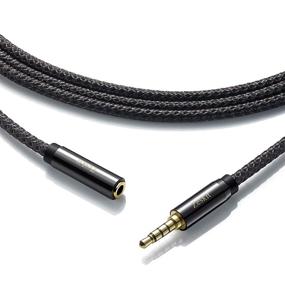 img 1 attached to 🎧 Zeskit Premium 6ft 3.5mm TRRS Headphone Extension Cable for Mic-equipped Headphones & Speakers