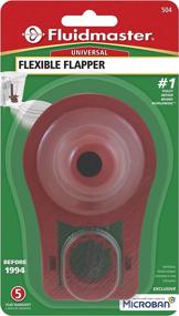 img 1 attached to 🚽 Fluidmaster 504 Long Lasting Flexible Frame Toilet Flapper, Red - 2-Inch Universal, Chlorine Resistant