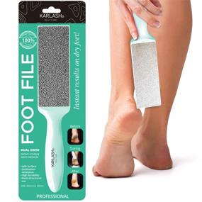 img 4 attached to 👣 Karlash 2-Sided Nickel Foot File for Effective Callus Trimming and Removal, Mint (Single Pack)