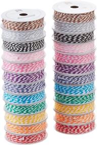 img 4 attached to American Crafts Extreme Value Bakers Twine Variety Pack (Brights), 24 Pack