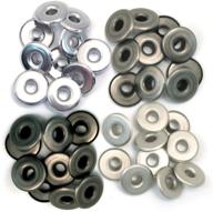 🔧 we r memory keepers crop-a-dile-wide-cool metal eyelets & washers set (40 pieces) logo