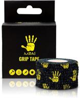 💪 midas hook grip tape - durable 23 ft long tape for ultimate weight lifting and hand protection логотип